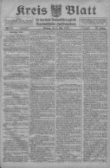 Kreis Blatt f&uuml;r den Kreis Neutomischeler zugleich Hopfenzeitung 1916.05.08 Jg.41 Nr54