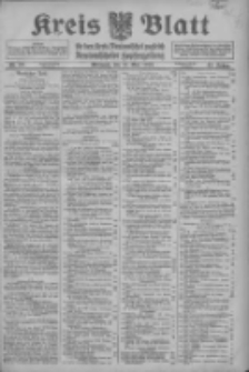 Kreis Blatt f&uuml;r den Kreis Neutomischeler zugleich Hopfenzeitung 1916.05.17 Jg.41 Nr58