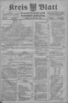 Kreis Blatt f&uuml;r den Kreis Neutomischeler zugleich Hopfenzeitung 1916.05.26 Jg.41 Nr62