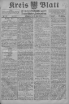 Kreis Blatt f&uuml;r den Kreis Neutomischeler zugleich Hopfenzeitung 1916.06.07 Jg.41 Nr67