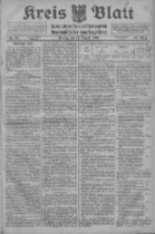 Kreis Blatt f&uuml;r den Kreis Neutomischeler zugleich Hopfenzeitung 1916.08.11 Jg.41 Nr94