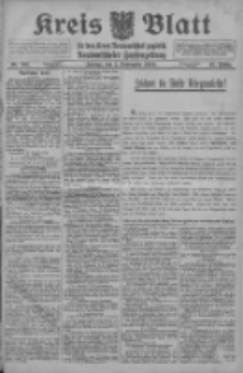 Kreis Blatt f&uuml;r den Kreis Neutomischeler zugleich Hopfenzeitung 1916.09.01 Jg.41 Nr103