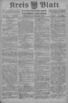Kreis Blatt f&uuml;r den Kreis Neutomischeler zugleich Hopfenzeitung 1916.09.13 Jg.41 Nr108