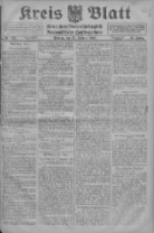 Kreis Blatt f&uuml;r den Kreis Neutomischeler zugleich Hopfenzeitung 1916.10.23 Jg.41 Nr125