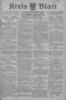 Kreis Blatt f&uuml;r den Kreis Neutomischeler zugleich Hopfenzeitung 1916.11.13 Jg.41 Nr134