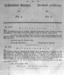 Oeffentlicher Anzeiger zum Amtsblatt No.2. der K&ouml;nigl. Preuss. Regierung zu Bromberg. 1837