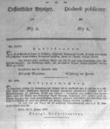 Oeffentlicher Anzeiger zum Amtsblatt No.2. der Königl. Preuss. Regierung zu Bromberg. 1837
