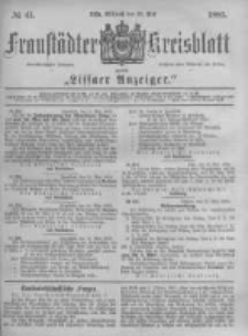 Fraust&auml;dter Kreisblatt. 1883.05.23 Nr41