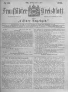 Fraust&auml;dter Kreisblatt. 1883.06.08 Nr46