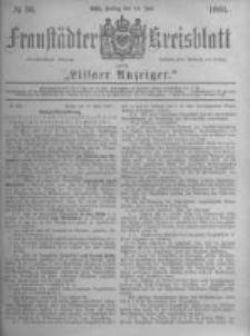 Fraust&auml;dter Kreisblatt. 1883.07.13 Nr56
