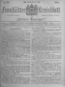 Fraustädter Kreisblatt. 1883.07.13 Nr56