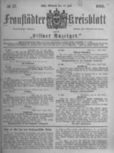 Fraust&auml;dter Kreisblatt. 1883.07.18 Nr57