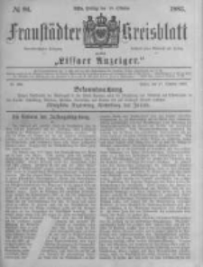 Fraustädter Kreisblatt. 1883.10.19 Nr84