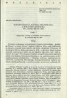 Korespondencja Augusta Bielowskiego z Biblioteką Kórnicką w latach 1845 do 1876. Pamiętnik Biblioteki Kórnickiej Z. 16.