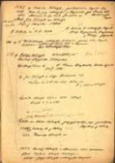 Wypisy z ksiąg metrykalnych parafii rzymskokatolickich archidiecezji gnieźnieńskiej, diecezji poznańskiej i włocławskiej, z literatury, publikacji źr&oacute;dłowych, XIX-wiecznej prasy i pruskich dziennik&oacute;w urzędowych, z lat 1603-1937 - grupowane według nazwisk: Kaczkowski - Ożarowski