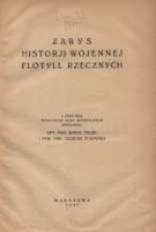 Zarys historji wojennej flotyll rzecznych