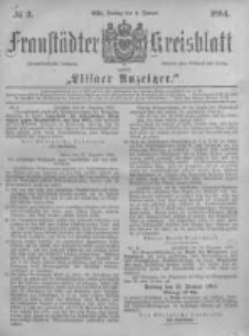 Fraustädter Kreisblatt. 1884.01.04 Nr2