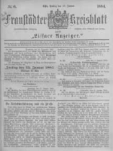 Fraust&auml;dter Kreisblatt. 1884.01.18 Nr6