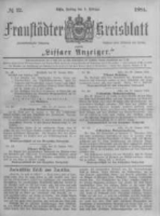 Fraust&auml;dter Kreisblatt. 1884.02.08 Nr12