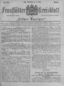 Fraust&auml;dter Kreisblatt. 1884.03.19 Nr23