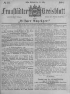 Fraustädter Kreisblatt. 1884.03.19 Nr23