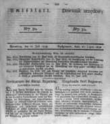 Amtsblatt der Königlichen Preussischen Regierung zu Bromberg. 1838.07.27 No.30