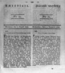 Amtsblatt der K&ouml;niglichen Preussischen Regierung zu Bromberg. 1838.08.03 No.31