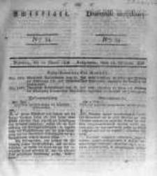 Amtsblatt der K&ouml;niglichen Preussischen Regierung zu Bromberg. 1838.08.24 No.34