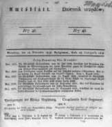 Amtsblatt der K&ouml;niglichen Preussischen Regierung zu Bromberg. 1838.11.16 No.46