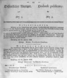 Oeffentlicher Anzeiger zum Amtsblatt No.5. der K&ouml;nigl. Preuss. Regierung zu Bromberg. 1838