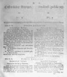 Oeffentlicher Anzeiger zum Amtsblatt No.7. der K&ouml;nigl. Preuss. Regierung zu Bromberg. 1838