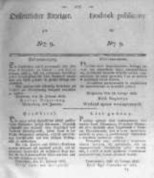 Oeffentlicher Anzeiger zum Amtsblatt No.9. der K&ouml;nigl. Preuss. Regierung zu Bromberg. 1838