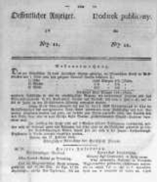 Oeffentlicher Anzeiger zum Amtsblatt No.11. der K&ouml;nigl. Preuss. Regierung zu Bromberg. 1838