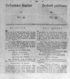 Oeffentlicher Anzeiger zum Amtsblatt No.43. der Königl. Preuss. Regierung zu Bromberg. 1838