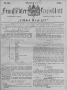 Fraust&auml;dter Kreisblatt. 1884.05.02 Nr36