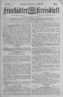 Fraust&auml;dter Kreisblatt. 1884.09.12 Nr74