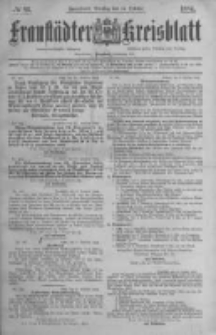 Fraustädter Kreisblatt. 1884.10.14 Nr83