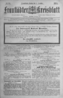 Fraustädter Kreisblatt. 1884.10.31 Nr88