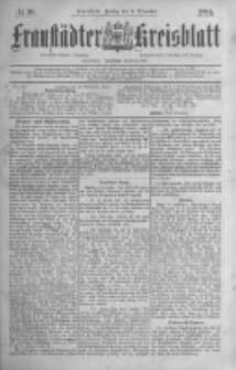 Fraust&auml;dter Kreisblatt. 1884.12.05 Nr98