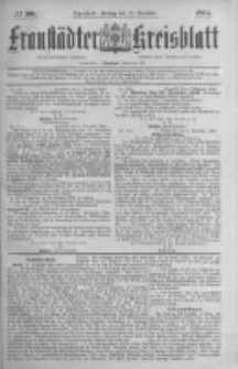 Fraustädter Kreisblatt. 1884.12.12 Nr100
