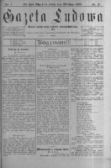 Gazeta Ludowa: pismo poświęcone ludowi ewangielickiemu. 1898.02.26 R.3 nr17