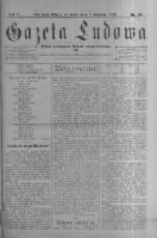 Gazeta Ludowa: pismo poświęcone ludowi ewangielickiemu. 1898.04.06 R.3 nr28