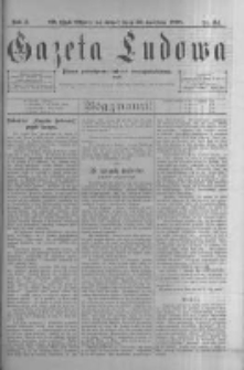 Gazeta Ludowa: pismo poświęcone ludowi ewangielickiemu. 1898.04.30 R.3 nr34