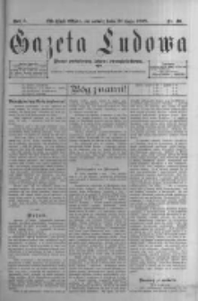 Gazeta Ludowa: pismo poświęcone ludowi ewangielickiemu. 1898.05.21 R.3 nr40