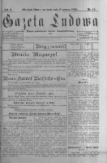 Gazeta Ludowa: pismo poświęcone ludowi ewangielickiemu. 1898.06.08 R.3 nr44