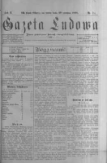 Gazeta Ludowa: pismo poświęcone ludowi ewangielickiemu. 1898.06.29 R.3 nr50