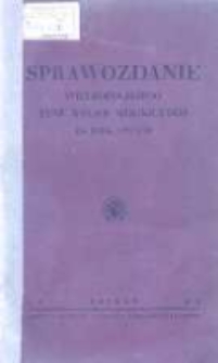 Sprawozdanie Wielkopolskiego Towarzystwa K&oacute;łek Rolniczych za rok 1935/36