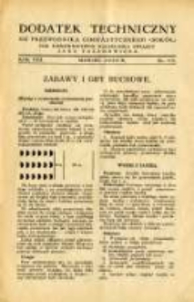 Dodatek Techniczny do Przewodnika Gimnastycznego "Sok&oacute;ł" 1932.03 R.8 Nr3
