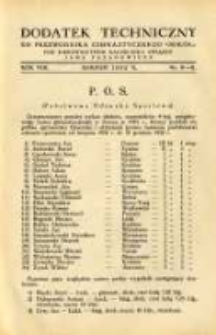 Dodatek Techniczny do Przewodnika Gimnastycznego "Sok&oacute;ł" 1932.08 R.8 Nr6/8