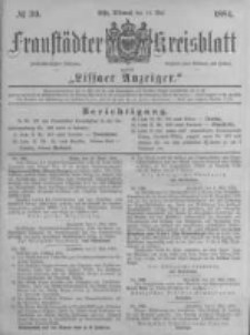 Fraust&auml;dter Kreisblatt. 1884.05.14 Nr39